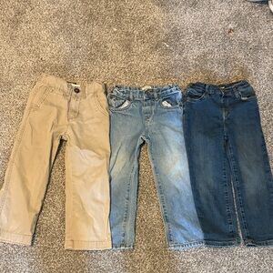 OshKosh B'gosh Kids Jeans and Khaki Pants Trio